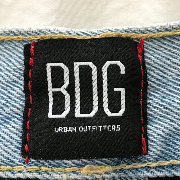 BDG Urban Outfitters High Rise Grandad Jeans Women 26 Blue Medium Wash Preppy - Picture 3 of 14